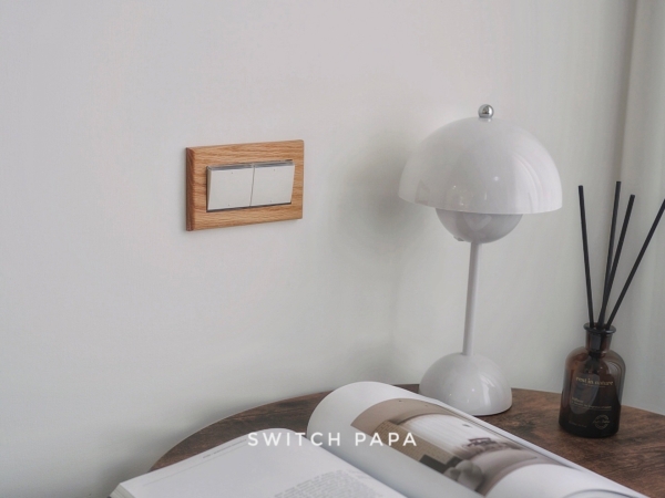 switchpapa星光系列黑胡桃木框紅橡木框實木