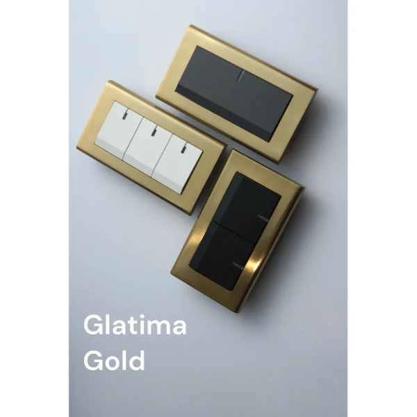 switchpapa グラティマ用亜鉛合金フレーム コッパーゴールド switchpapa鋅合金框 適用Glatima銅金