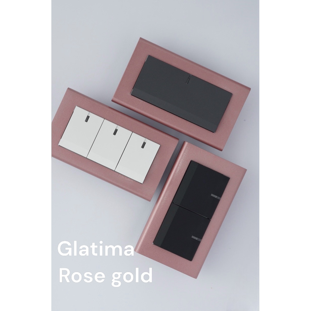 switchpapa玫瑰金框 適用Glatima