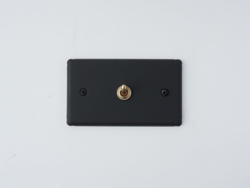 switchpapa消光霧黑復古黃銅開關系列