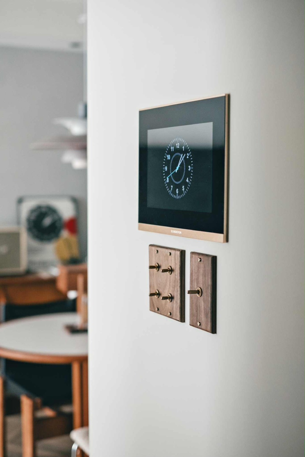 switchpapa黑胡桃木復古黃銅開關系列