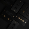 switchpapa鋁合金陽極黑復古黃銅開關系列