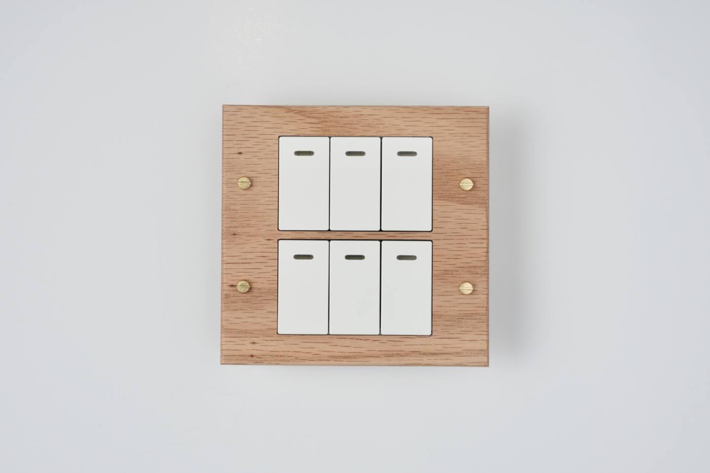 switchpapa紅橡木ADVANCE大按鍵系列實木框