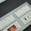 DSC00628 鋁合金陽極鈦灰Glatima螢光3開/3開/緊急壓扣/typeC+USB加插座